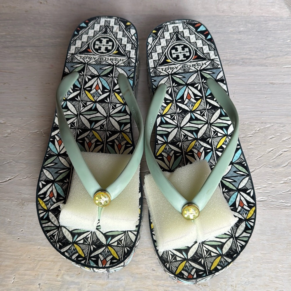 Tory Burch wedge flip-flop